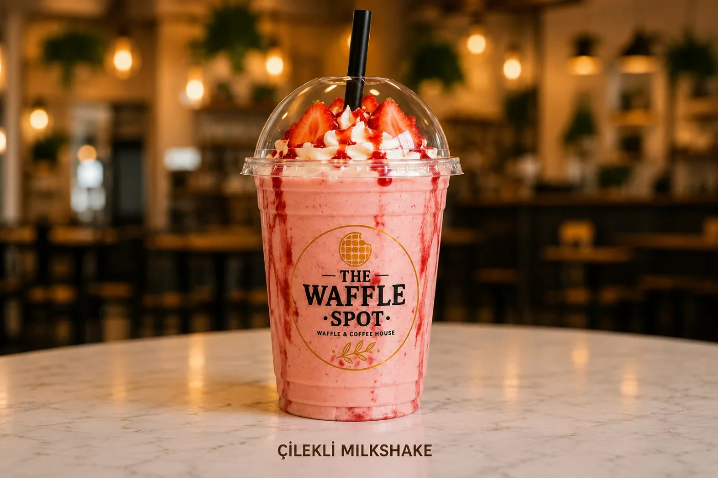 Çilekli Milkshake